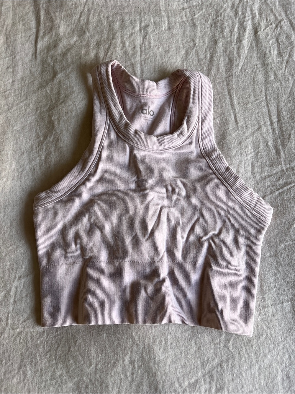 ALO Seamless Delight High Neck Bra Tank